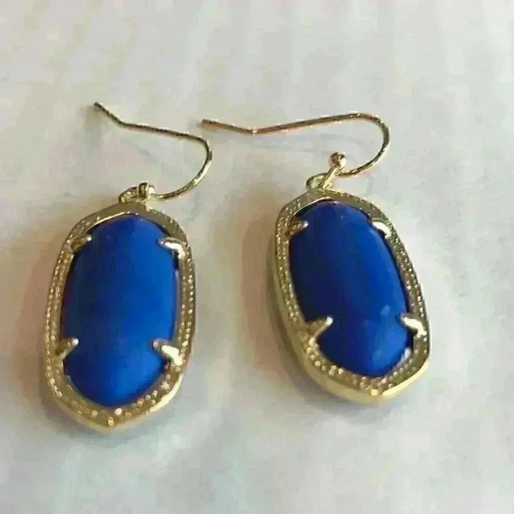 Macy’s new Earrings in navy